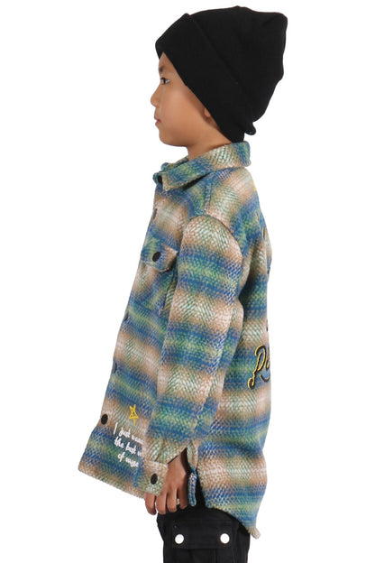 Lawn Oversize Flannel Outer Shirket