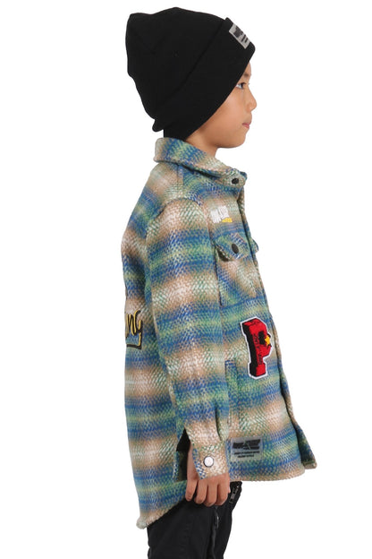 Lawn Oversize Flannel Outer Shirket