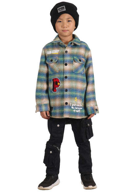 Lawn Oversize Flannel Outer Shirket