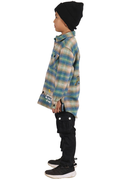 Lawn Oversize Flannel Outer Shirket
