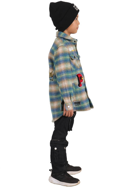Lawn Oversize Flannel Outer Shirket