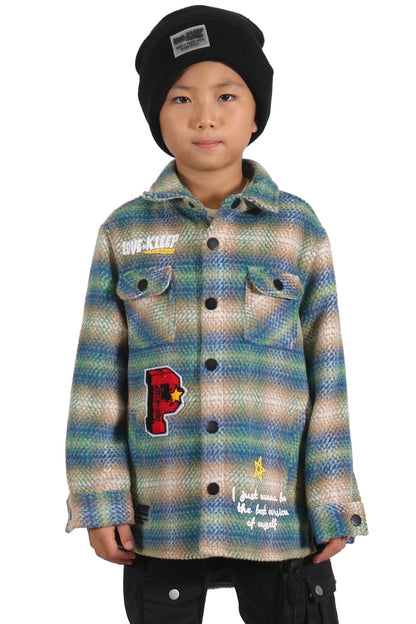 Lawn Oversize Flannel Outer Shirket