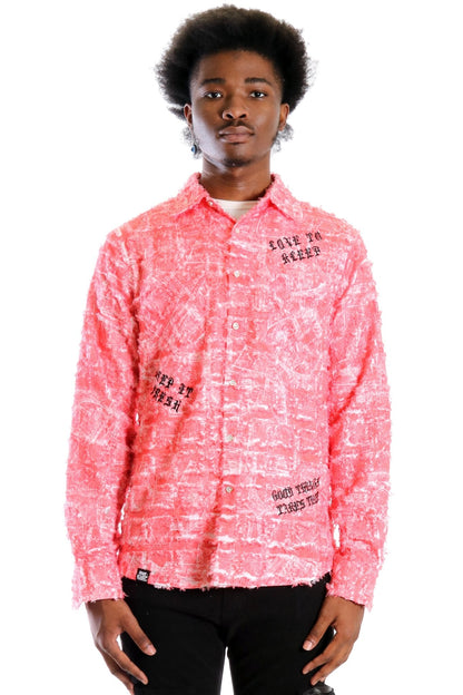 Tasse Rip & Repair Button Down