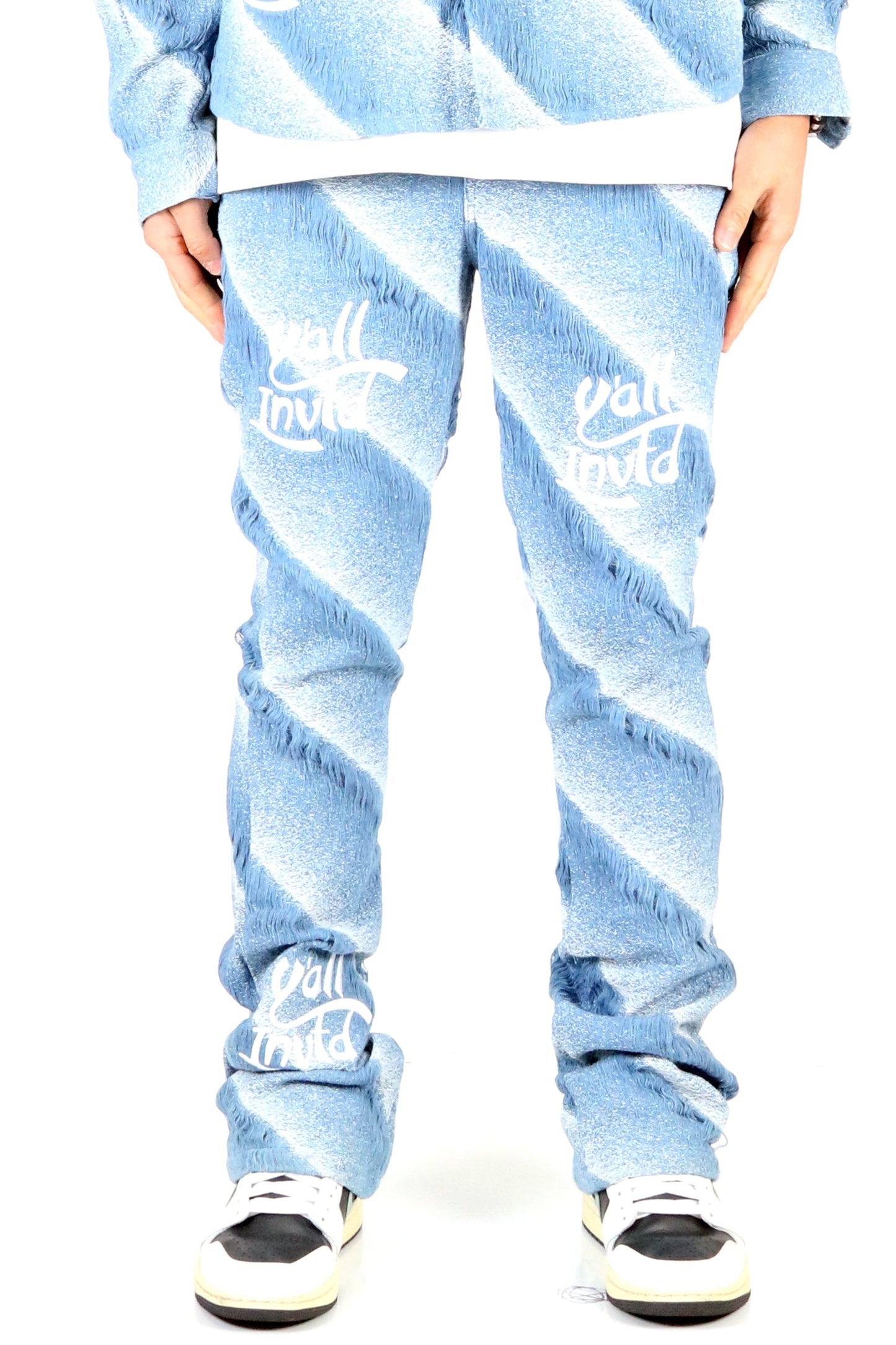 Dusty Jacquard Slim Denim