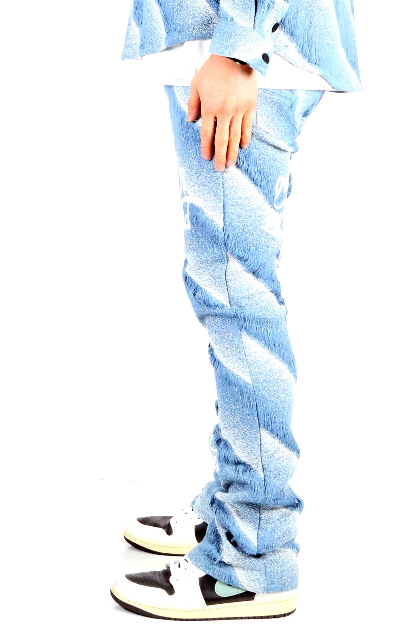 Dusty Jacquard Slim Denim