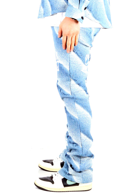 Dusty Jacquard Slim Denim