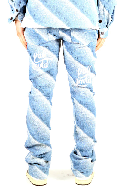 Dusty Jacquard Slim Denim