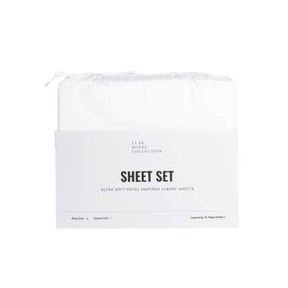 Sateen Cotton Grand Suite Sheet Set