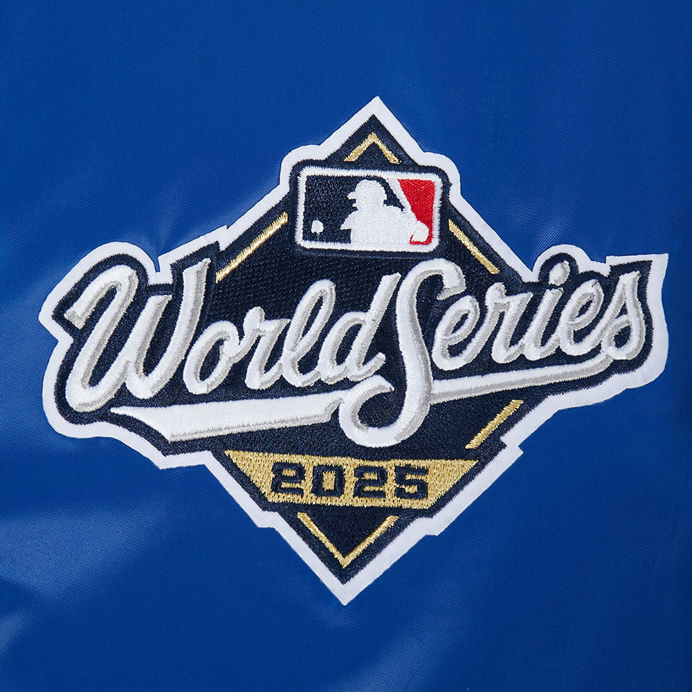 LA Dodgers World Series Satin Jacket | Royal