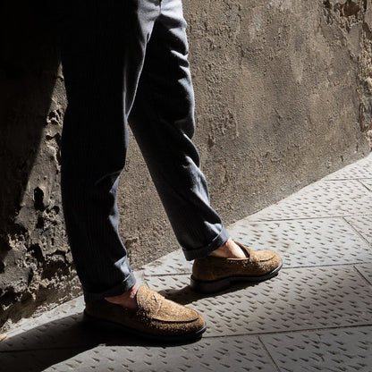 Men's Antelope Textured Suede Lug Centesimo