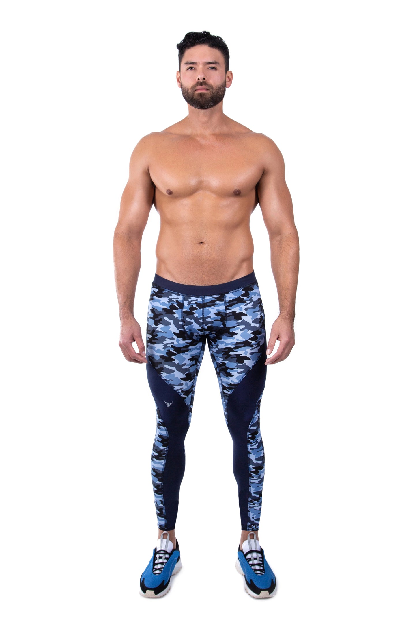 Blue Camo Meggings