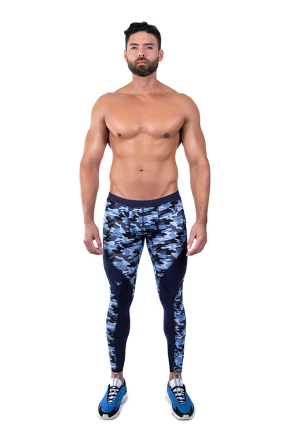 Blue Camo Meggings