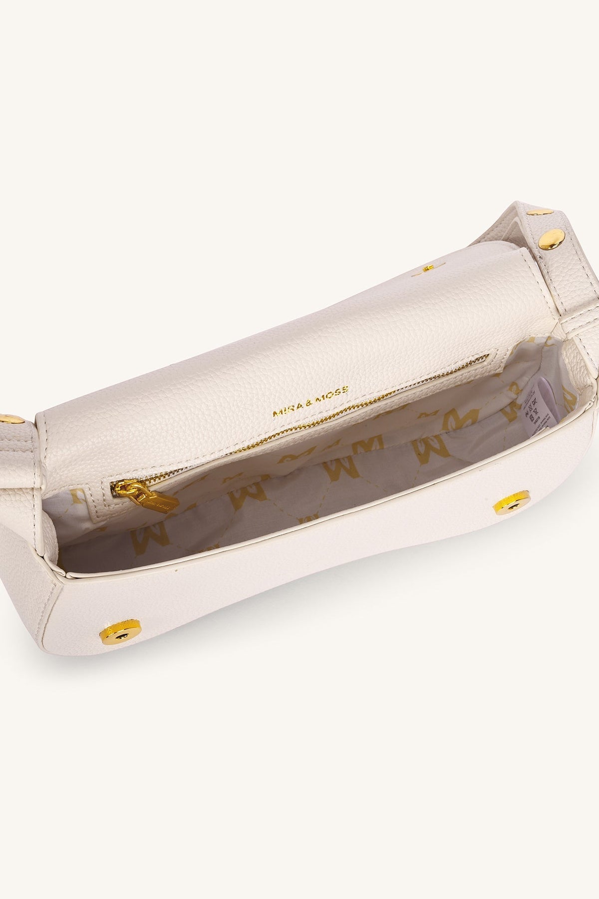 Mira & Moss Clara Shoulder Bag - Opal White
