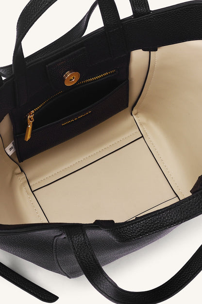 Mira & Moss Valencia Wing Tote - Noir