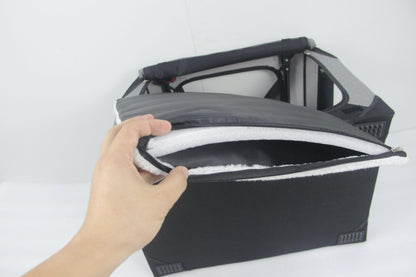 The Foldable Travel Dog Crate