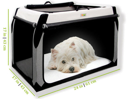 The Foldable Travel Dog Crate