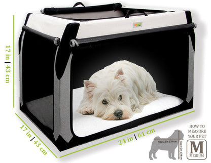 The Foldable Travel Dog Crate