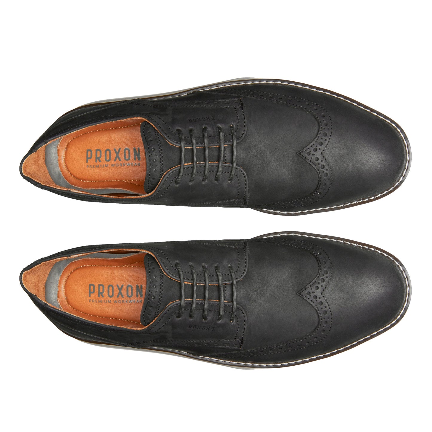 STEEL TOE OXFORD  SHOE MASTER BLACK MATTE
