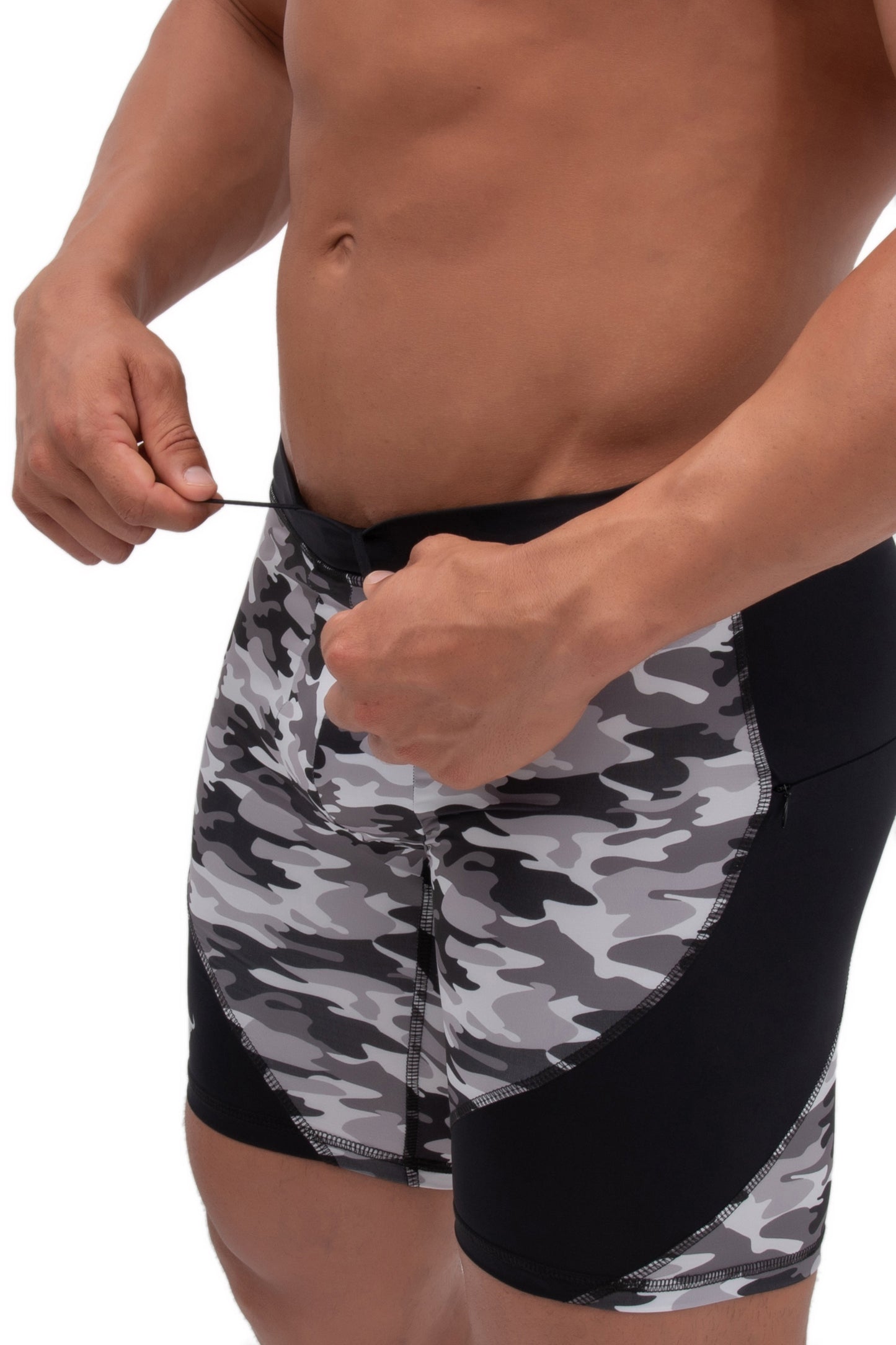 Gray Camo Shorts
