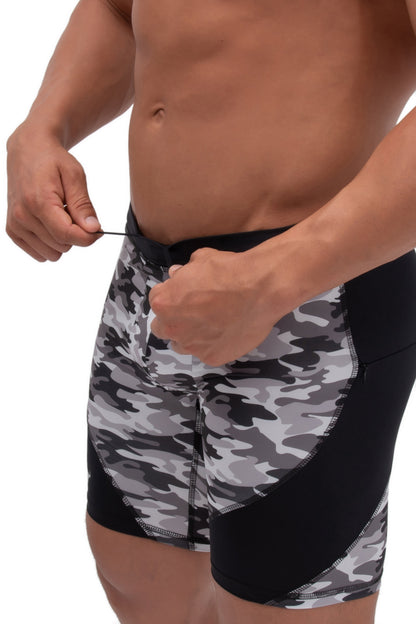 Gray Camo Shorts