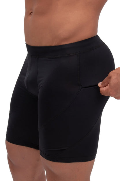 Black/Black Shorts