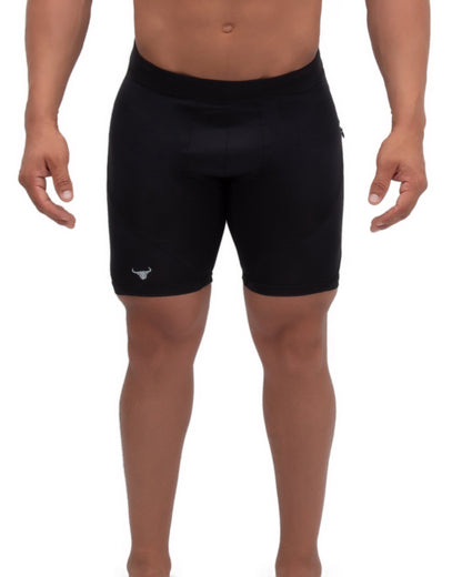 Black/Black Shorts