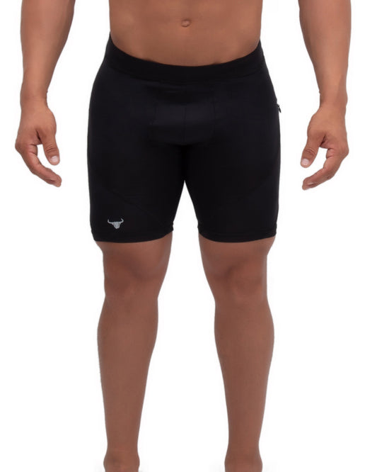 Black/Black Shorts