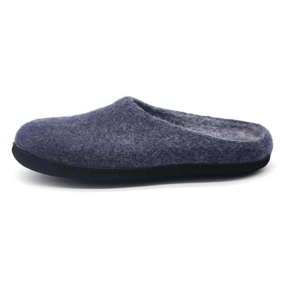 Astoria Noir Wool House Slippers