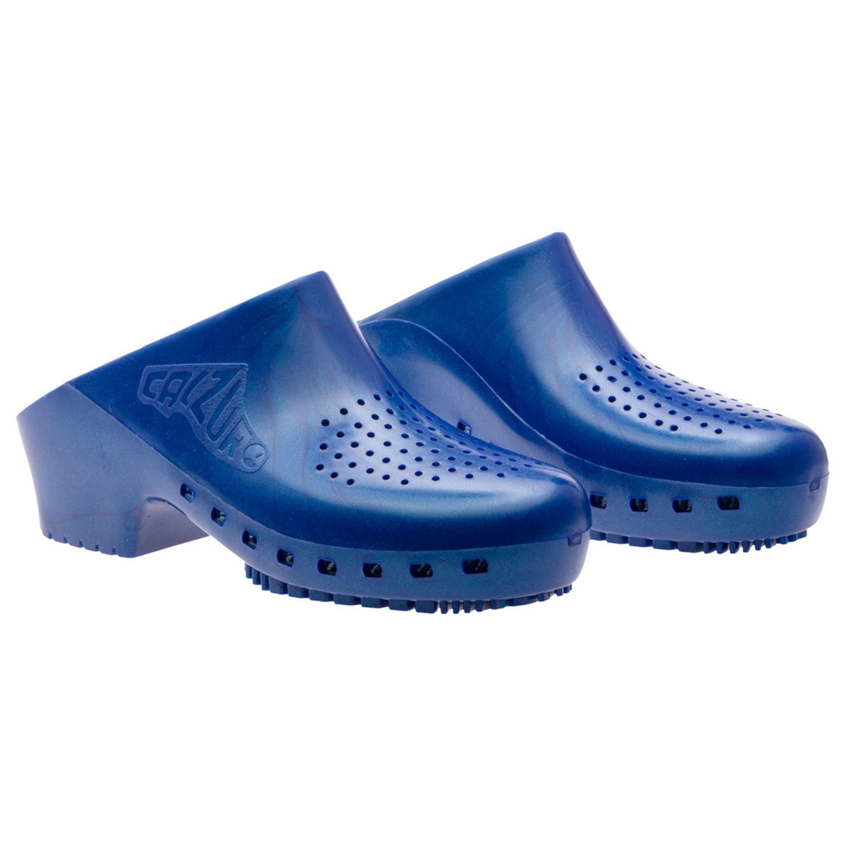 Calzuro Classic With Holes Metallic Blue