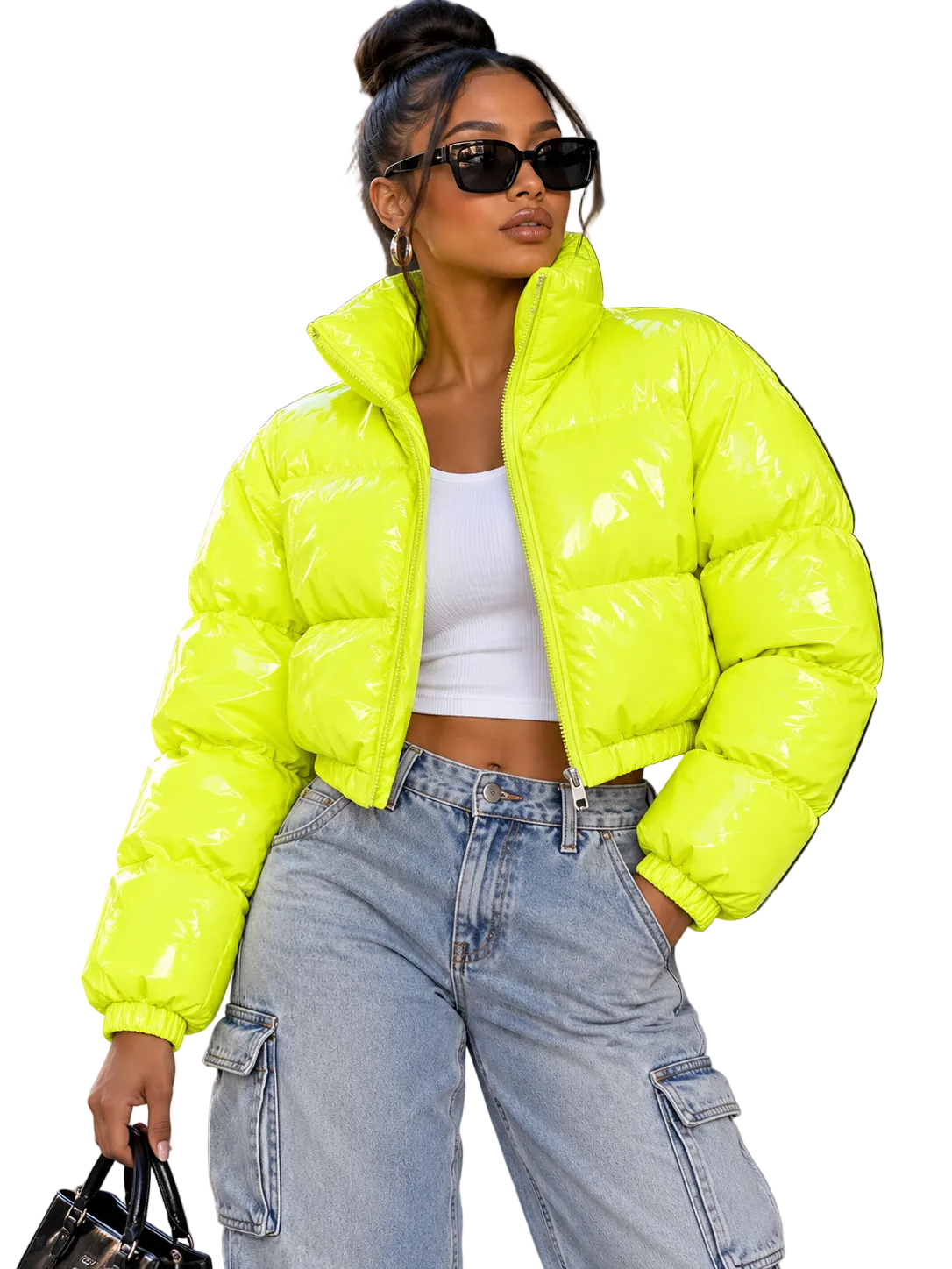 Zip Up Puffer Jacket