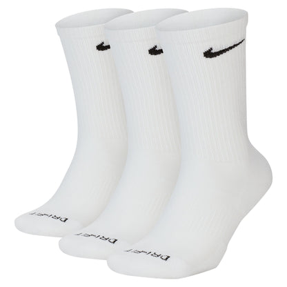 Adult 3-Pack Everyday Plus Cushioned Socks | White