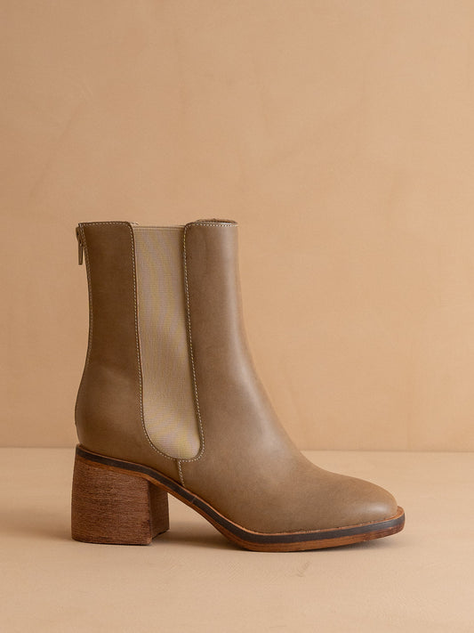 The Olivia | Dune Chelsea Heel Boots