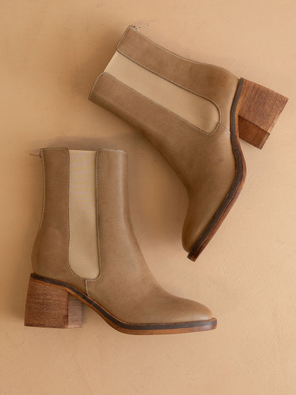 The Olivia | Dune Chelsea Heel Boots