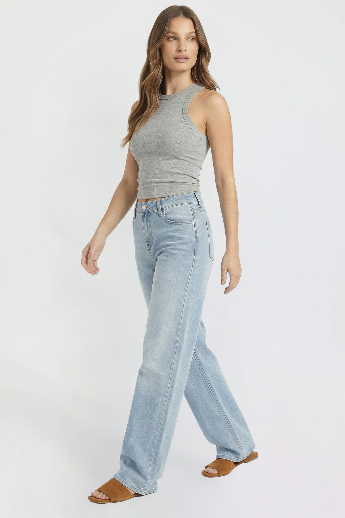 Luxe Britney Wide Leg Jeans