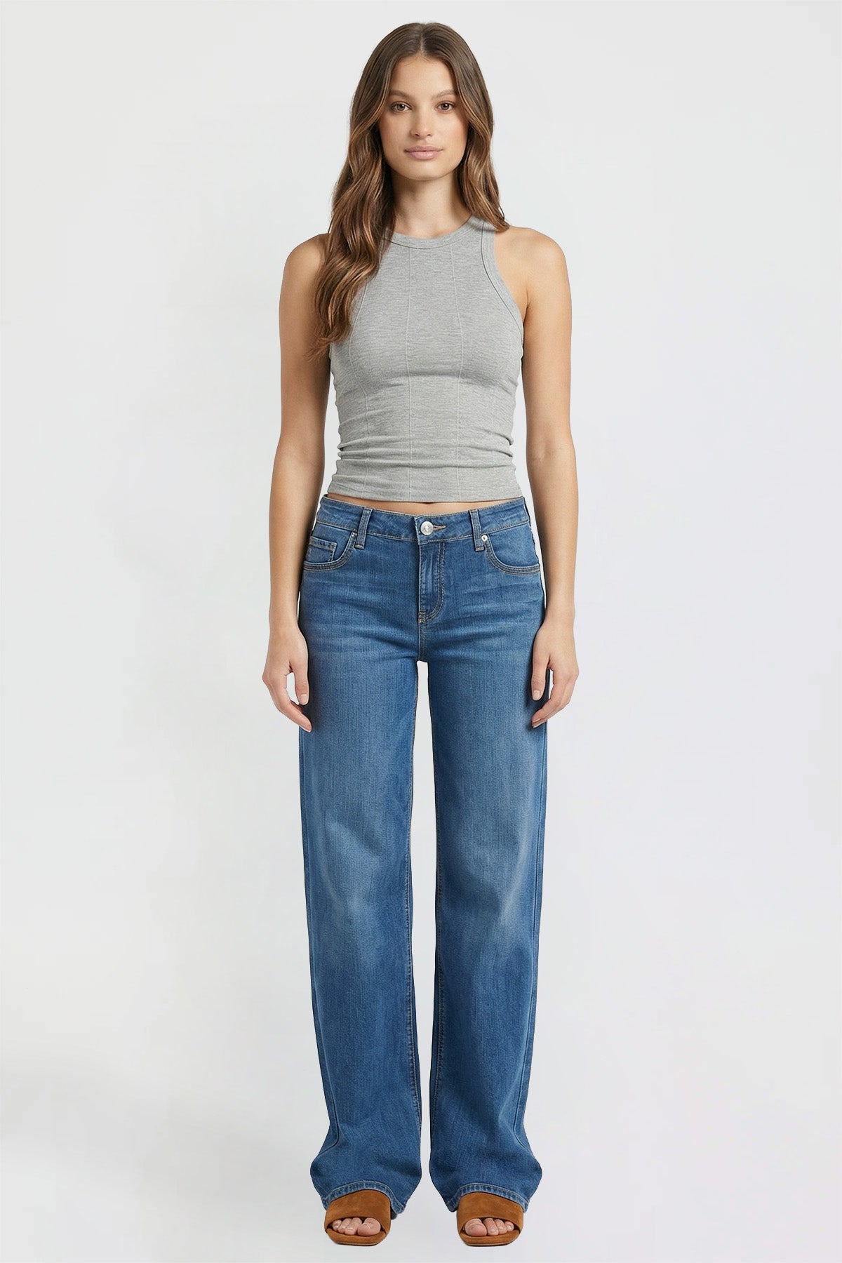 Luxe Britney Wide Leg Jeans