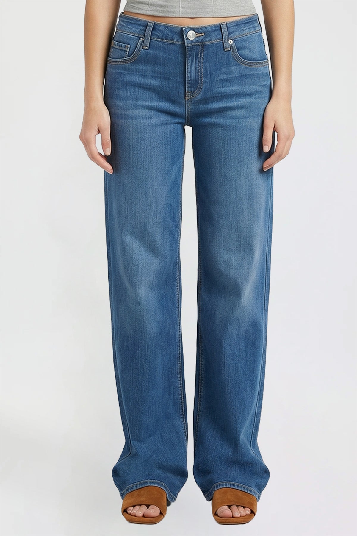 Luxe Britney Wide Leg Jeans