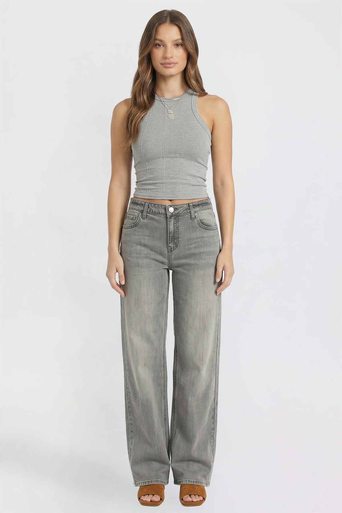 Luxe Britney Wide Leg Jeans