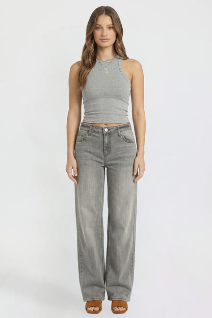 Luxe Britney Wide Leg Jeans
