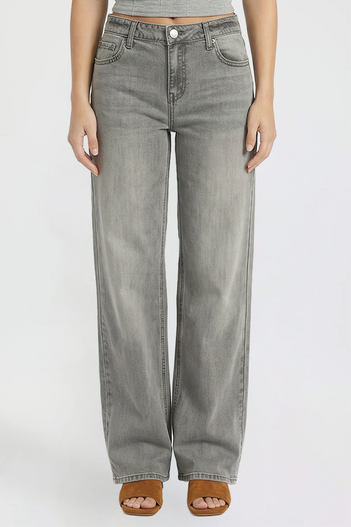 Luxe Britney Wide Leg Jeans