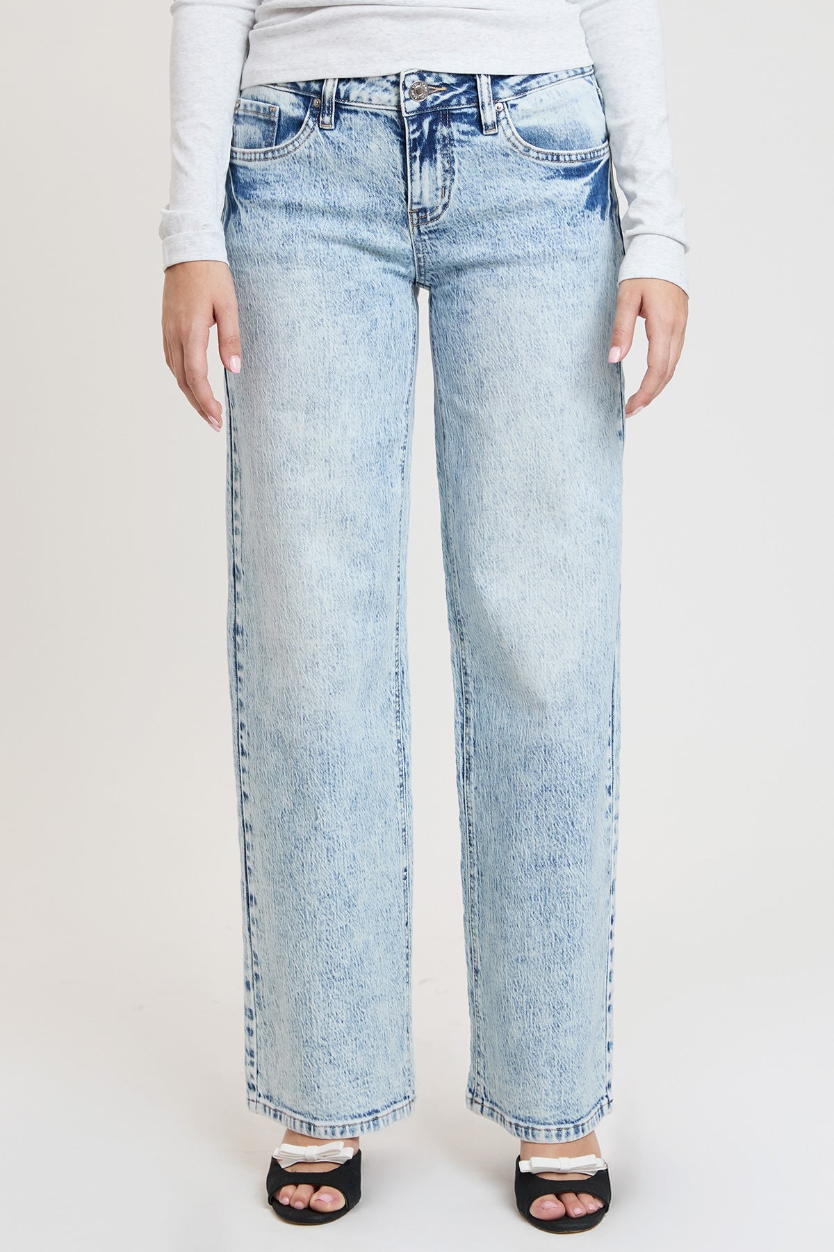 Luxe Britney Wide Leg Jeans