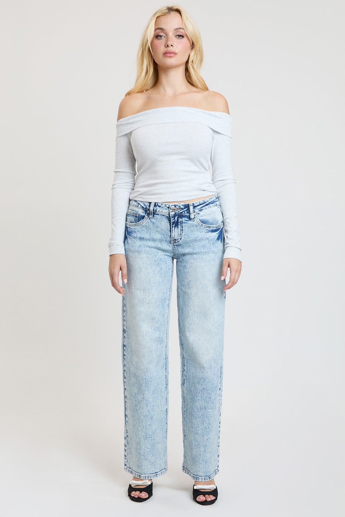 Luxe Britney Wide Leg Jeans