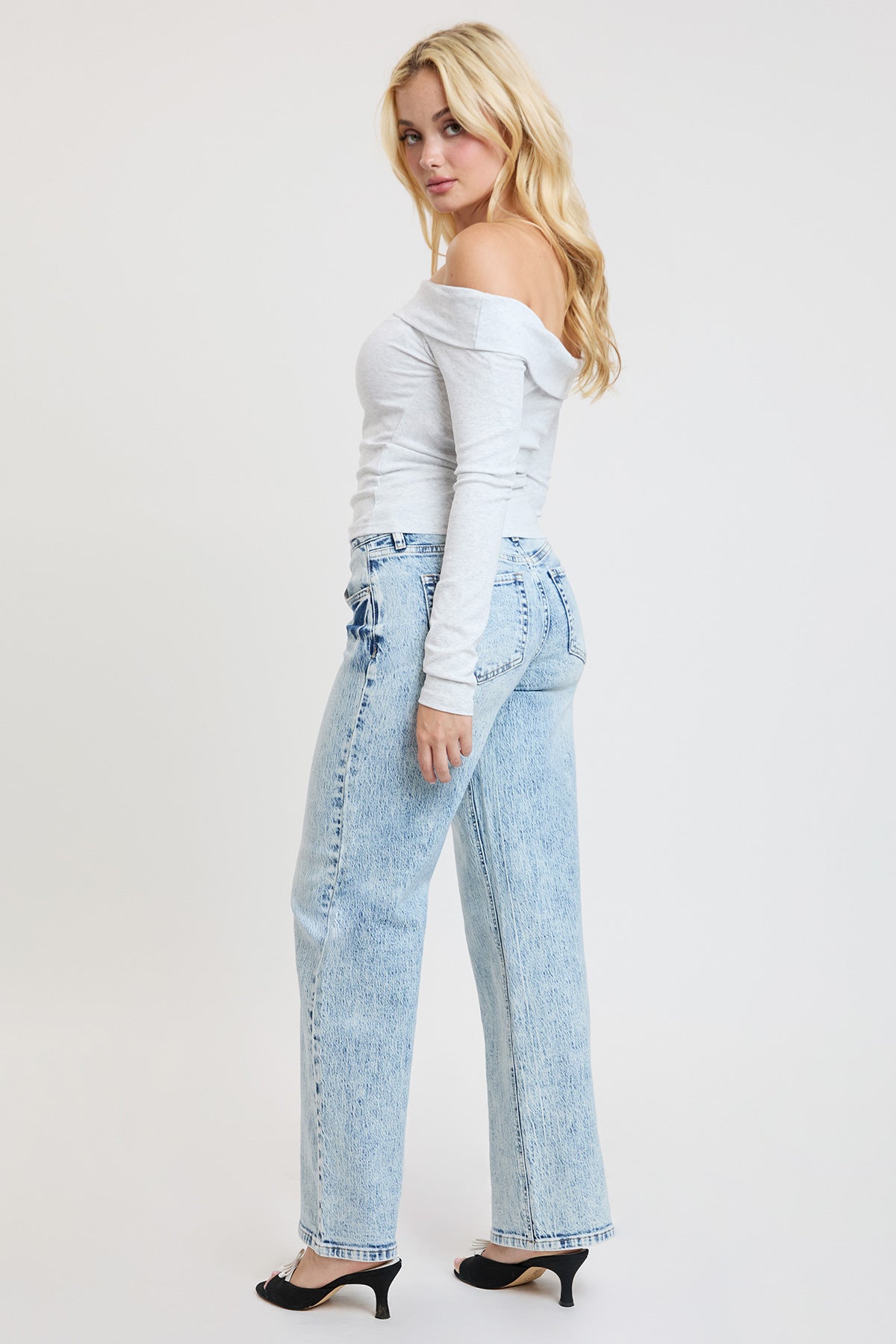 Luxe Britney Wide Leg Jeans