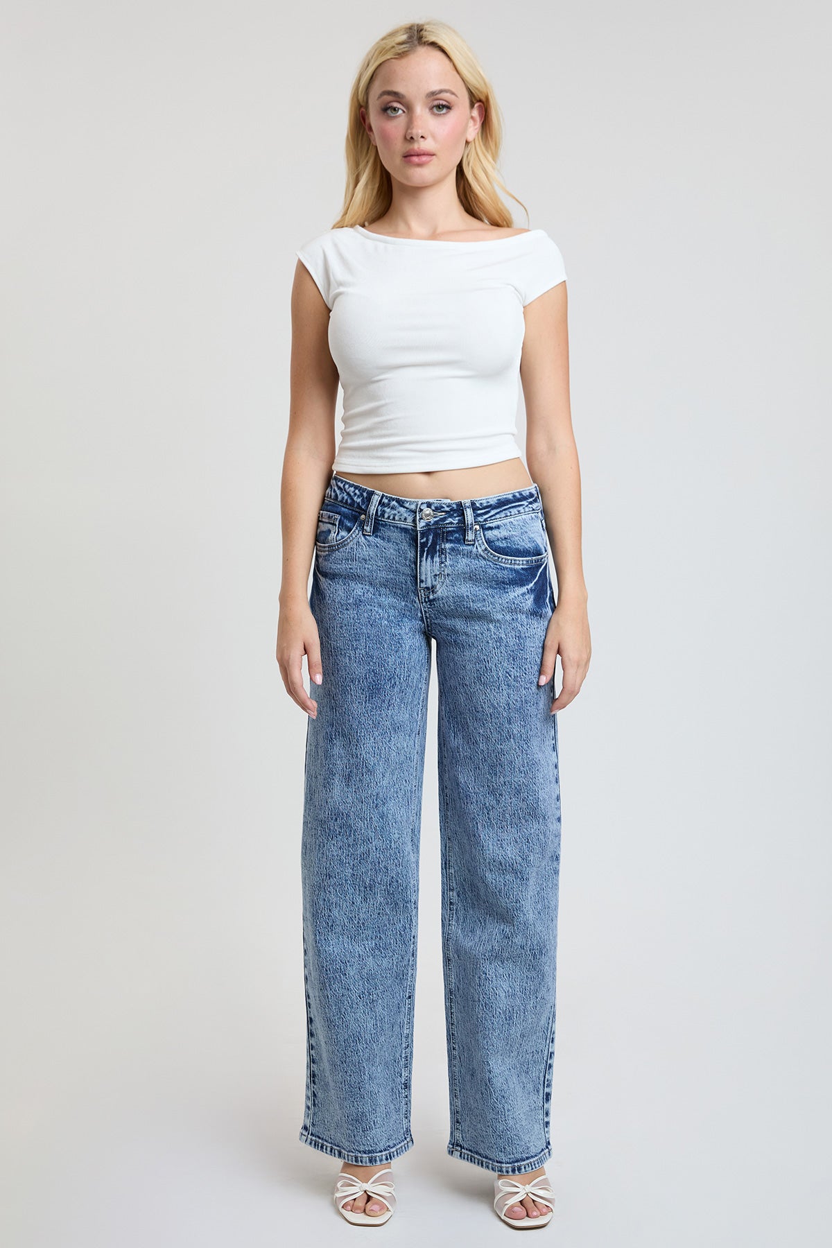Luxe Britney Wide Leg Jeans