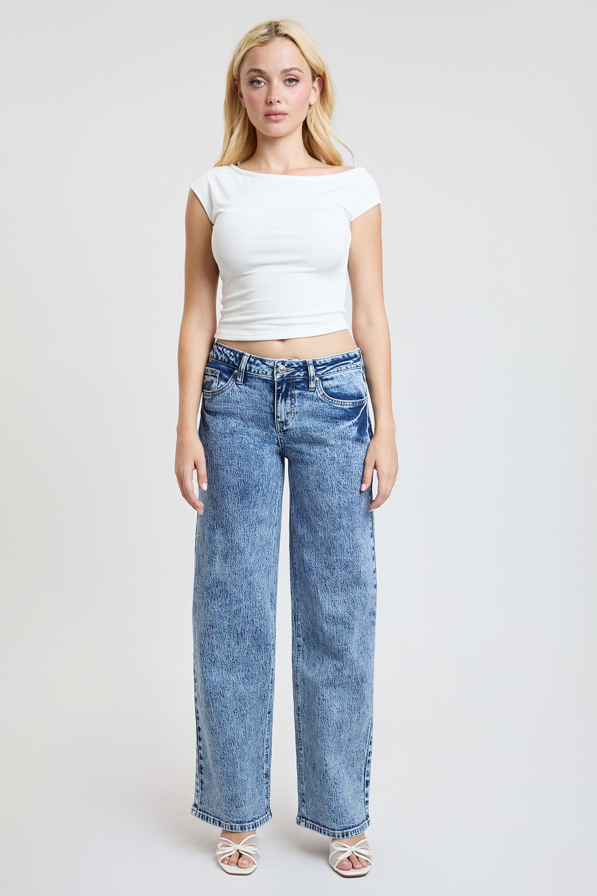 Luxe Britney Wide Leg Jeans