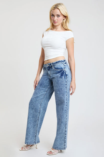 Luxe Britney Wide Leg Jeans