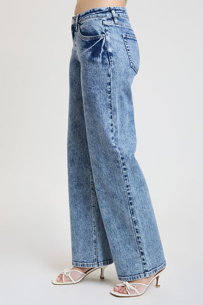 Luxe Britney Wide Leg Jeans