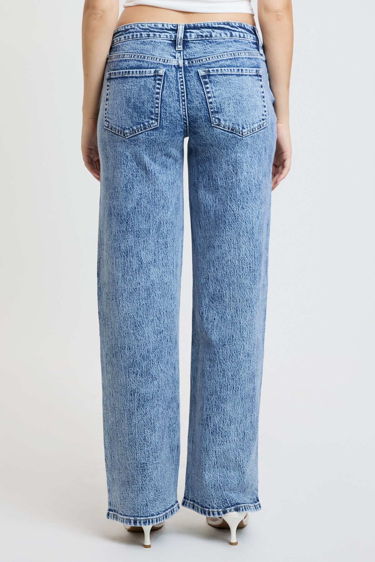 Luxe Britney Wide Leg Jeans