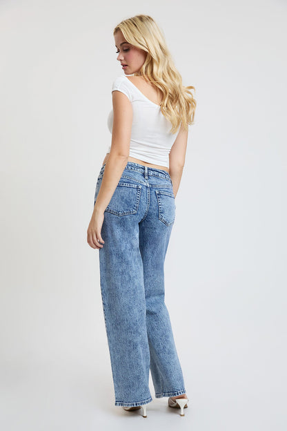 Luxe Britney Wide Leg Jeans
