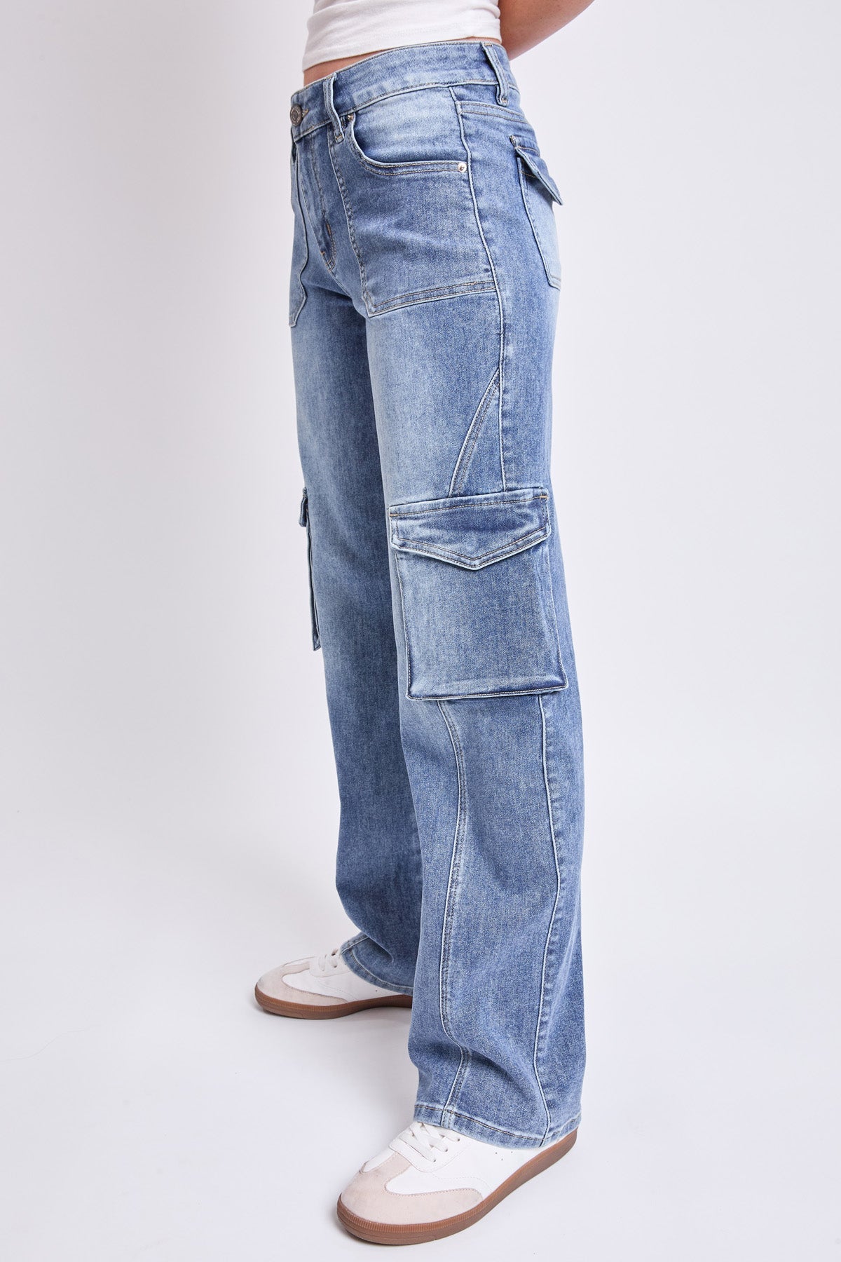 High Rise Skater Cargo Jeans