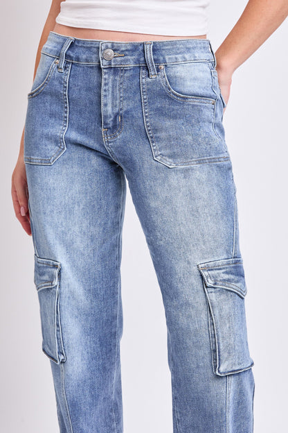High Rise Skater Cargo Jeans